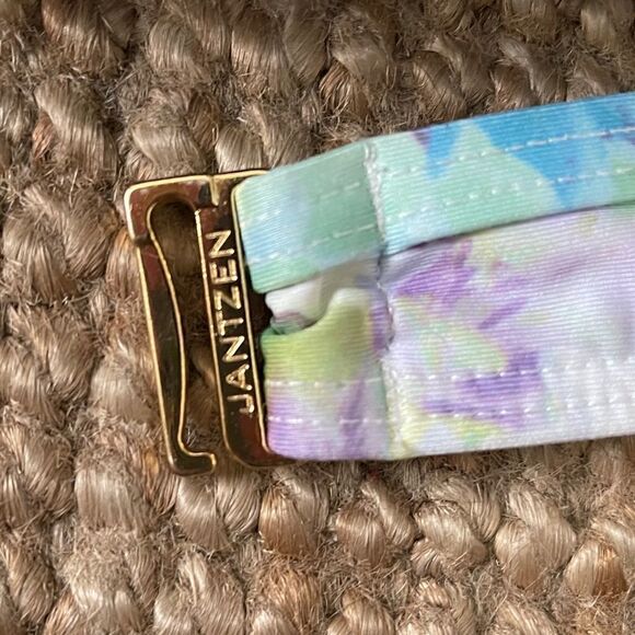 Jantzen Floral Underwire Pushup Bikini Size 8 - Picture 9 of 9